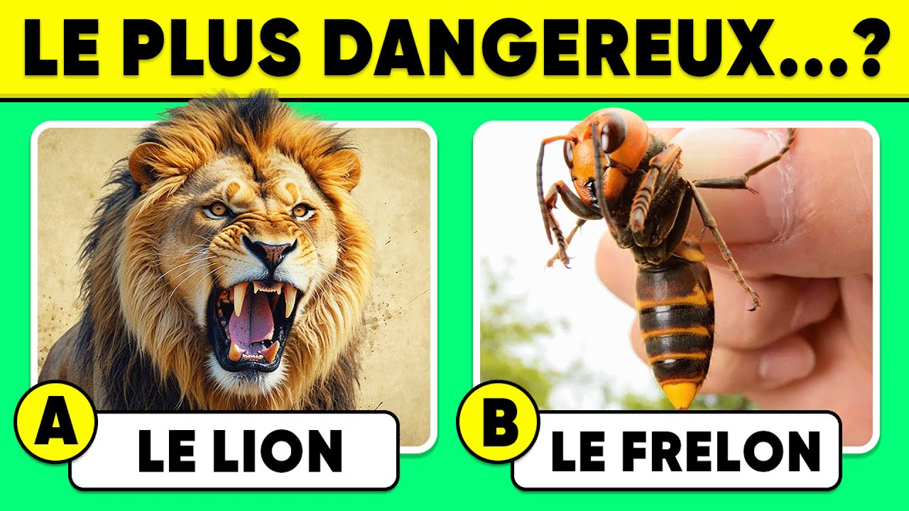🧠 60 QUESTIONS sur les ANIMAUX 🐘✅ Connais-tu les ANIMAUX...?