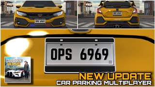 3D Philippine Licensed Plate Number Tutorial in Car Parking Multiplayer New Update