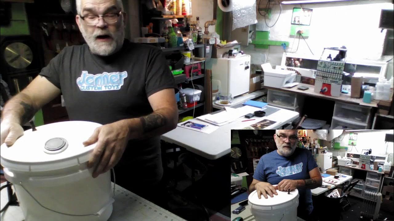 How to make a resin pressure pot for UNDER 10 for clear resin! YouTube
