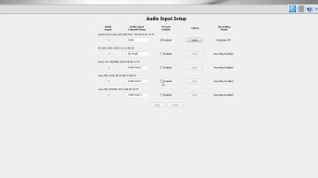 exacqVision Server | Hybrid Analog Kamera | Ljud in/utgångar (Audio Inputs) - exacqVision VMS