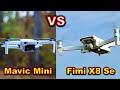 Mavic Mini VS Fimi X8 SE - STRONG WIND FLIGHT