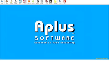 Aplus Accounting - how to key in cash sales