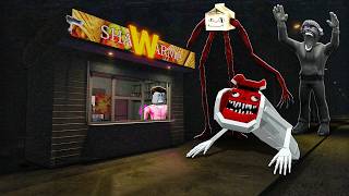 SCP-100 Police Officer with Loudspeaker Discovered While on Night Shift at Shawarma Kiosk