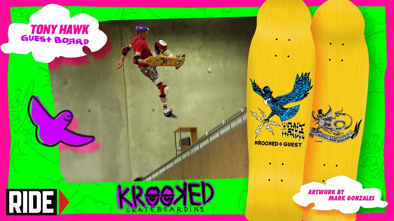 Tony Hawk + Krooked Skateboards Collaboration - YouTube
