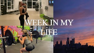 VLOG: working out with my trainer, target haul, weekly grocery haul.