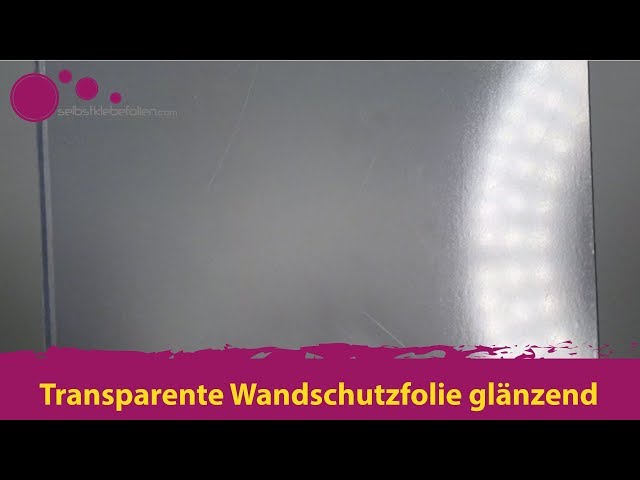 Wandschutzfolie für glatte Oberflächen, transparent