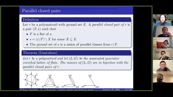 William Gustafson: "Lattice minors and Eulerian po...