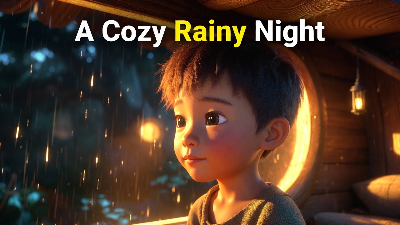 The Rainy Night Window   | Cozy Bedtime Story for Kids
