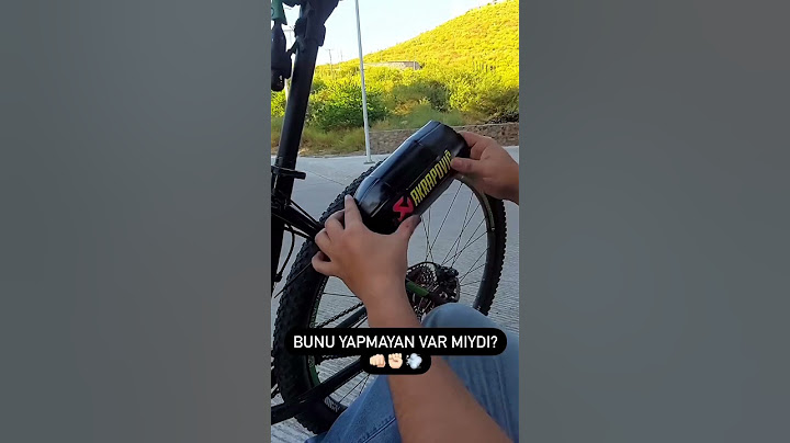 Bisiklete egzoz sesi nasıl yapılır