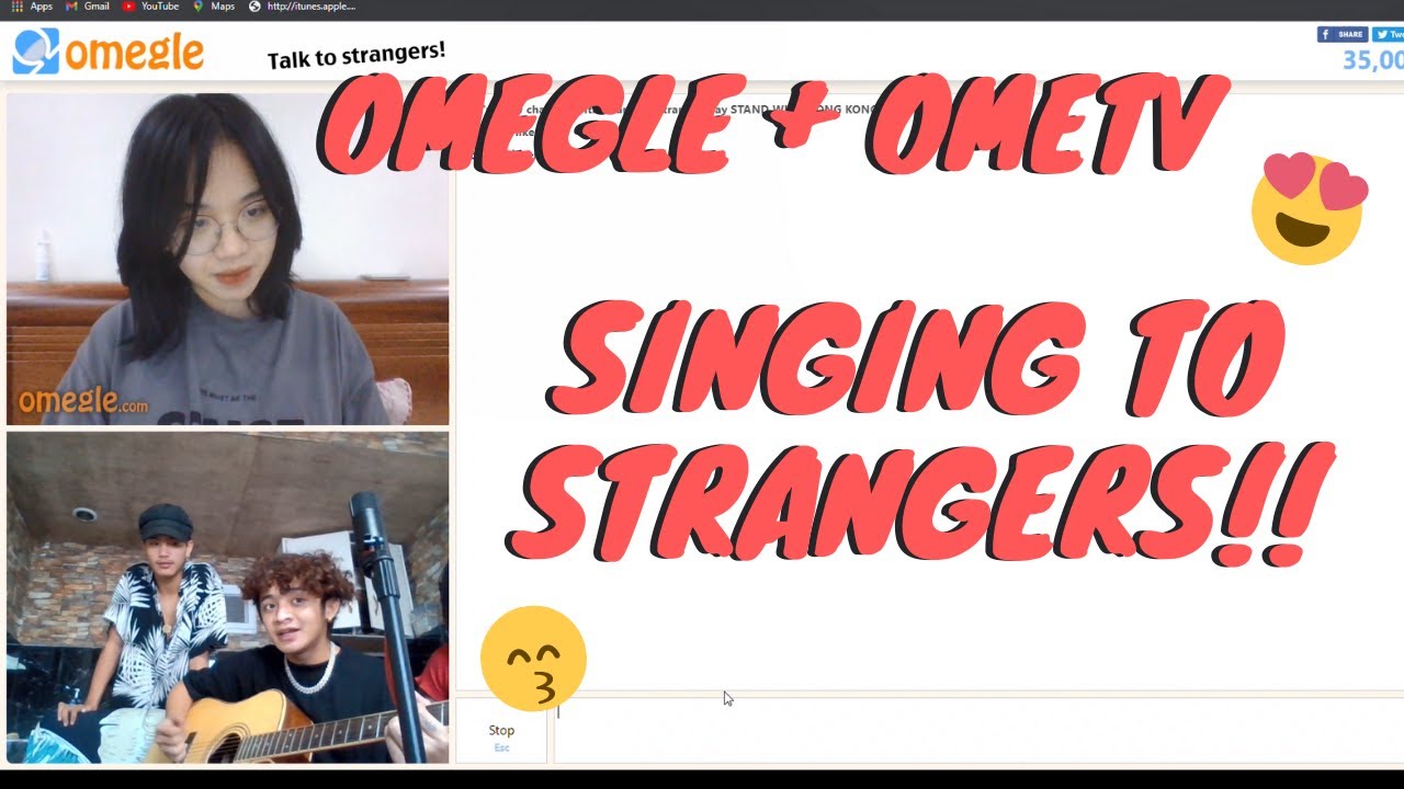 OMETV + OMEGLE SINGING TO STRANGERS GUTHBEN DUO