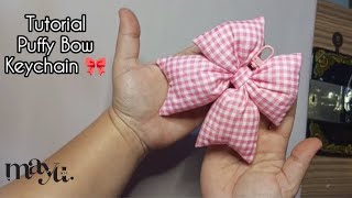 DIY Puffy Bow Keychain | Cute Handmade Accessories