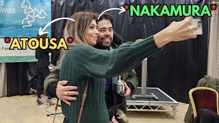 How does Hikaru's wife Atousa help him during the FIDE Candidates 2024