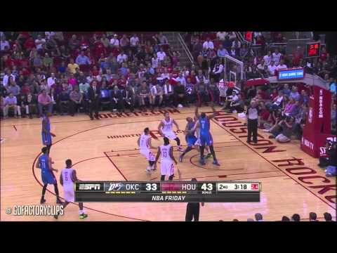 2014.04.04 - Serge Ibaka Full Highlights at Rockets - 27 Pts, 9 Reb, 6 Blocks