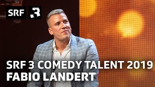 Fabio Landert ist das SRF 3 Comedy Talent 2019 | SRF