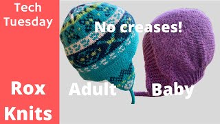 How to Wash and Block a Hand Knit Hat or Bonnet // Technique Tuesday