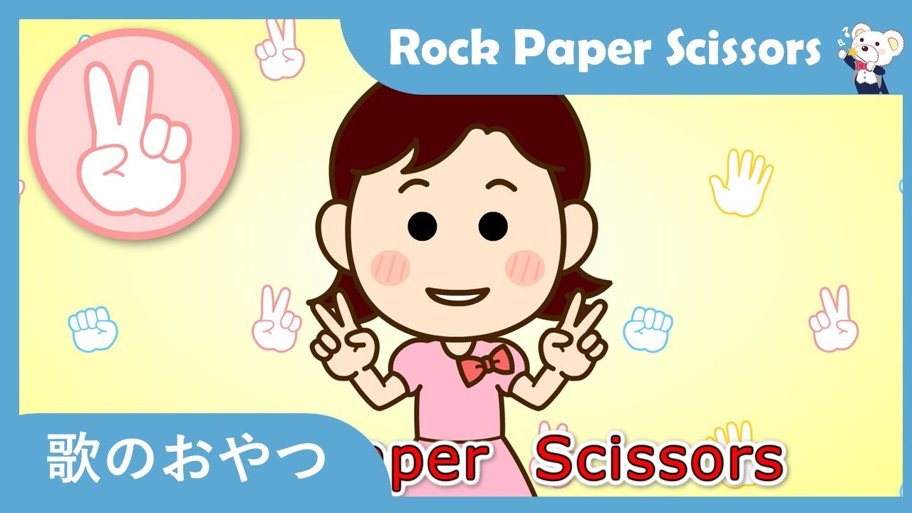 Rock Paper Scissors Song in English Finger Play Song l Simple Song l