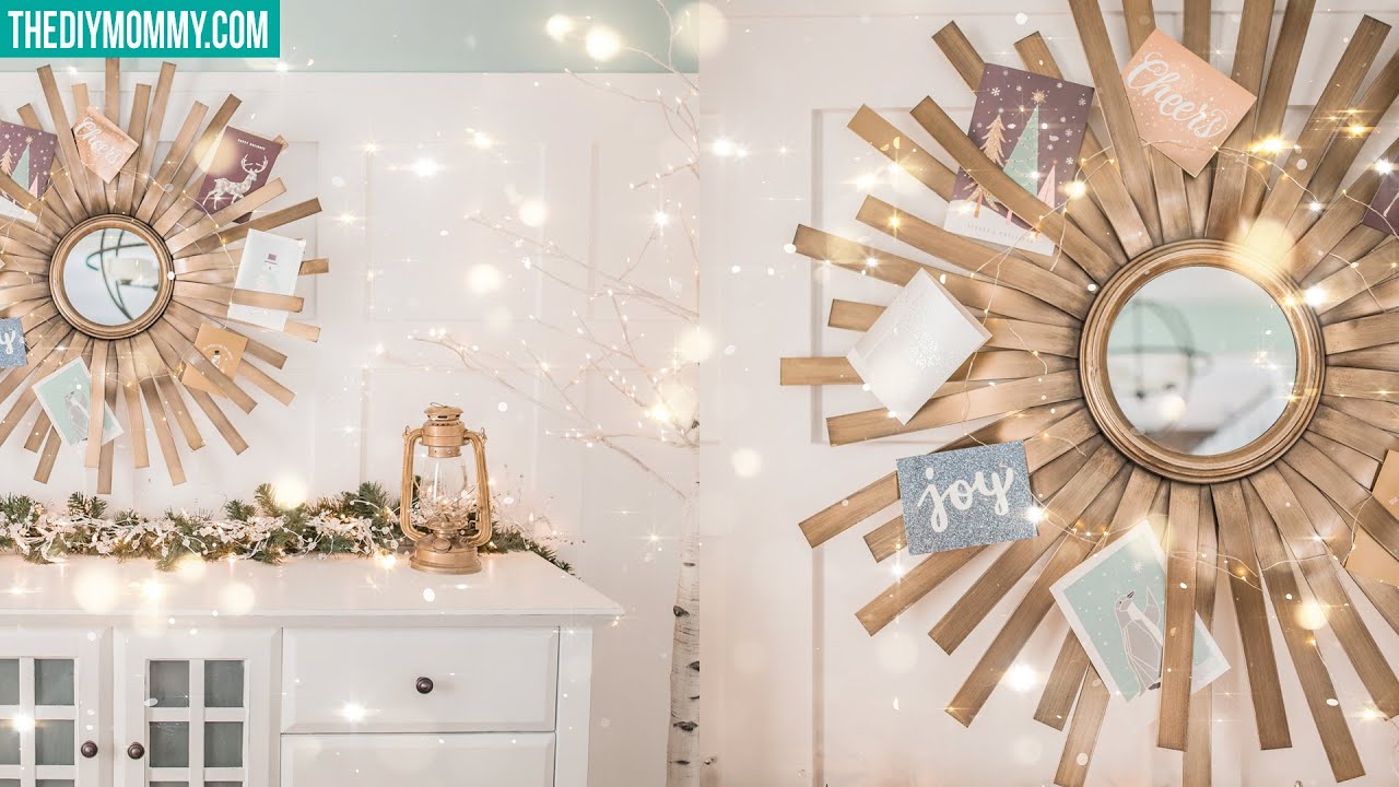 Glam Christmas Buffet And Card Display