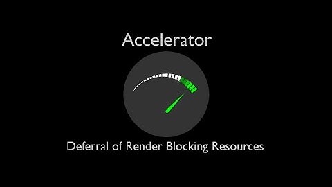 Enable Deferral of JavaScript Render Blocking Resources