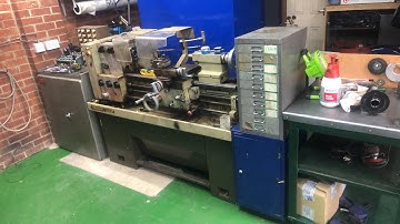 threading S316 on the Harrison M300 part 2: the other end of a stud