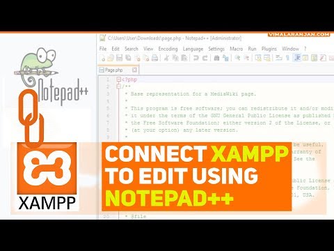 Connect XAMPP to edit using Notepad++ (XAMPP NppFTP connect)