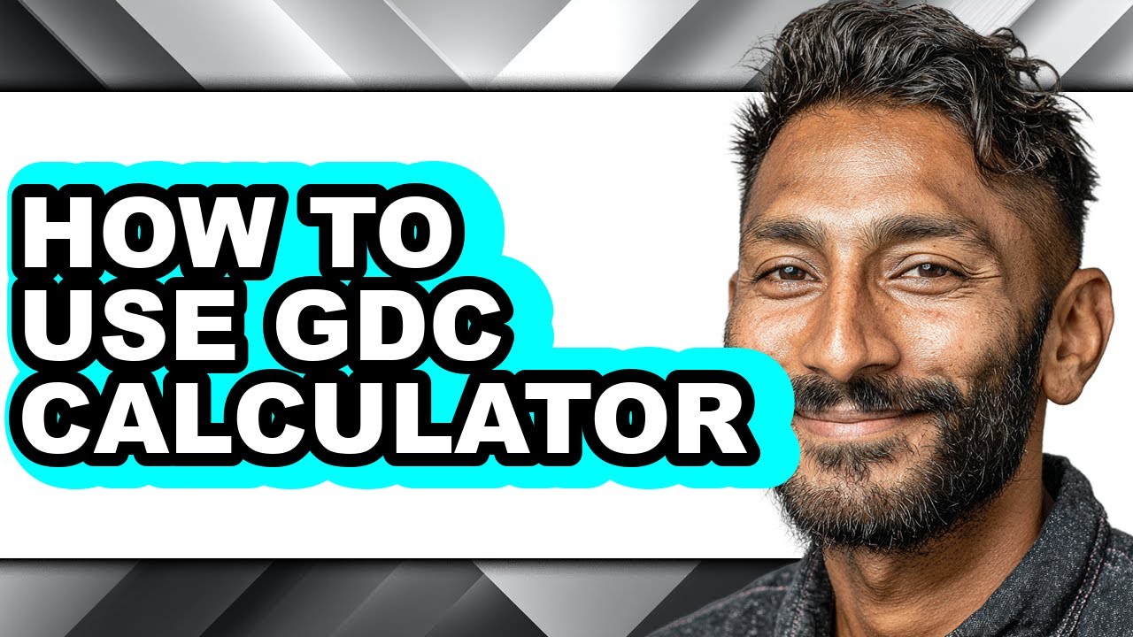 How to Use Gdc Calculator (updated) - YouTube