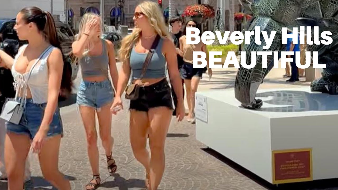 Beverly Hills, The Most Beautiful Place | BEAUTIFUL PEOPLE, City Tour 4K | CALIFORNIA