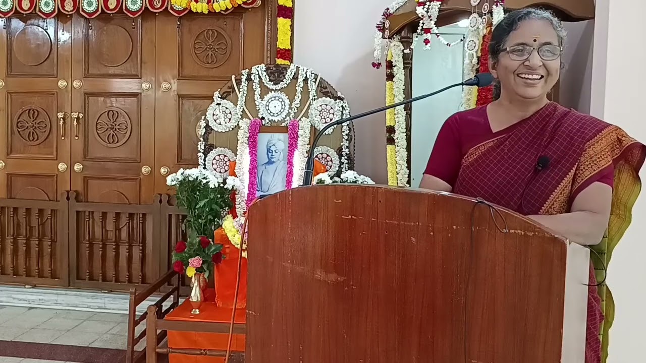 சுவாமி விவேகானந்தர் ஜெயந்தி - 2026, ஸ்ரீசாரதா மடம் , சென்னை, சொற்பொழிவு: டாக்டர். கீதா
