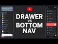 Flutter Drawer vs BottomNavigationBar | Best Navigation for Your App