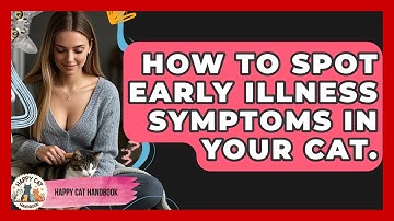 How To Spot Early Illness Symptoms In Your Cat. - Happy Cat Handbook