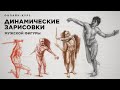 ДИНАМИЧЕСКИЕ ЗАРИСОВКИ МУЖСКОЙ ФИГУРЫ | Онлайн-курс от Ольги Гужбиной | Akademika