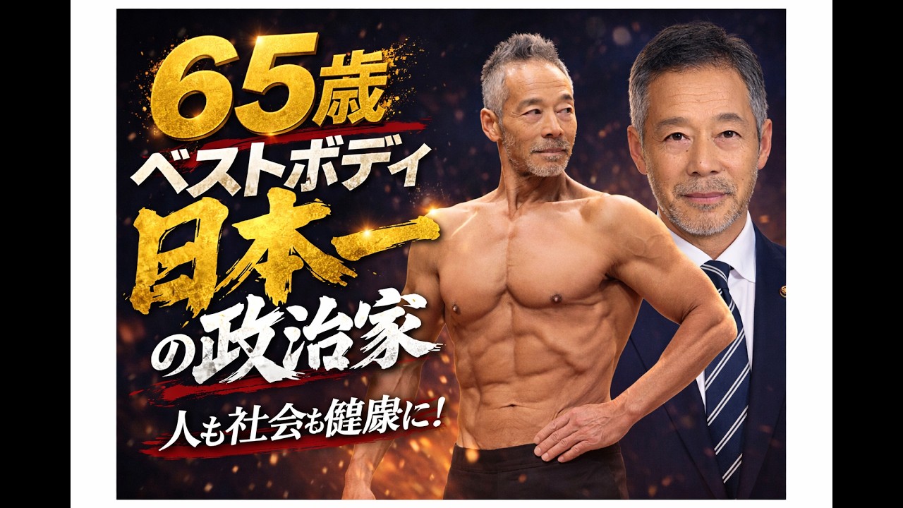 65歳の挑戦で2025ベストボディ日本大会レジェンドクラスで優勝した横須賀市議会議員@安川健人。人生100年時代、健康寿命No. 1のまちづくりを目指しています。健康のこと、市議会の仕事、横須賀の魅力を発信していきます。
