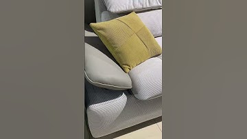 Thumbnail of Are you attracted by the soft and comfortable corduroy fabric sofa with adjustable armrests?#sofa