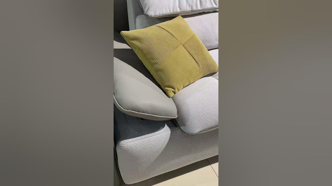 Are you attracted by the soft and comfortable corduroy fabric sofa with adjustable armrests?#sofa Are you attracted by the soft and comfortable corduroy fabric sofa with adjustable armrests?#sofa