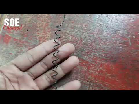 Cara membuat mata pancing belut & cara mengikatnya..Basar ...