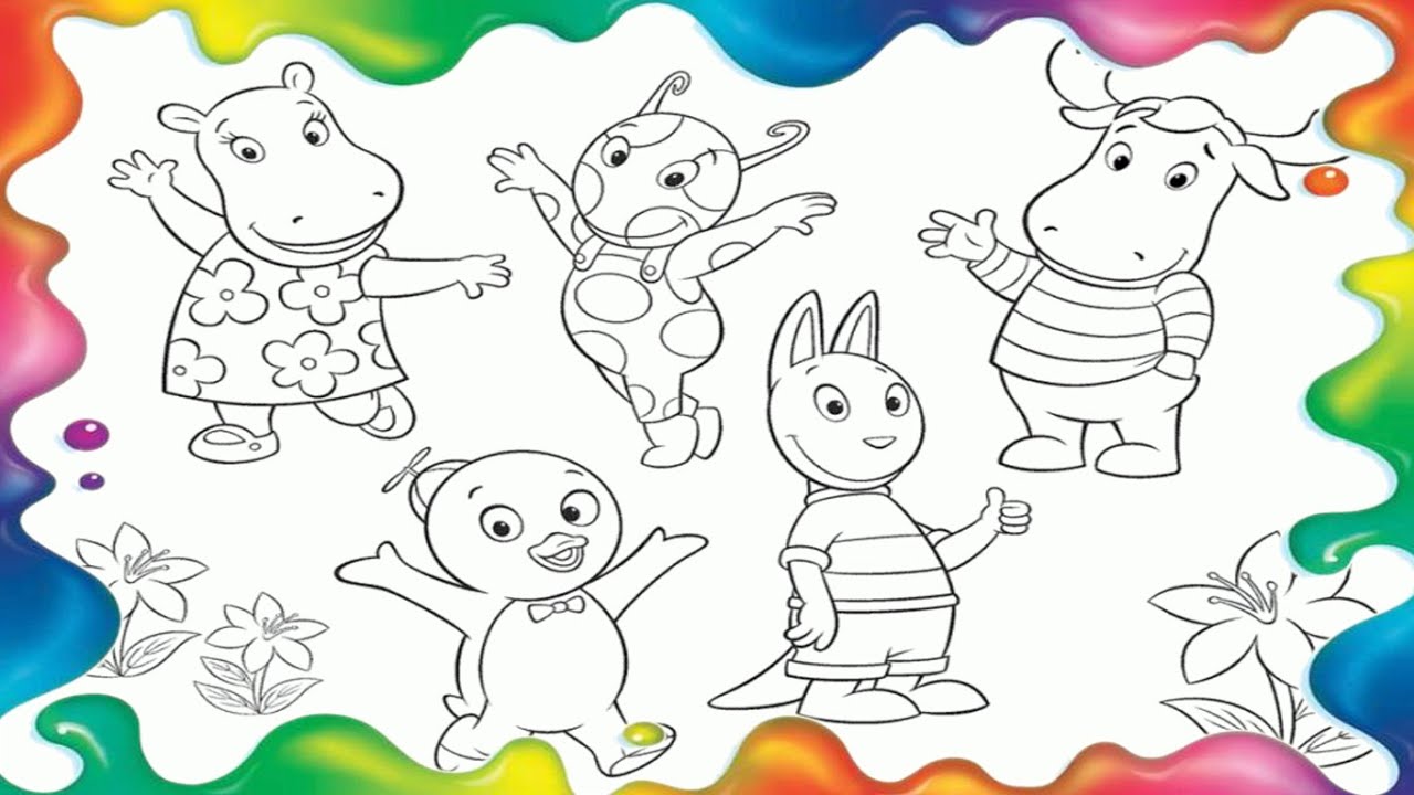 Desenho Os Backyardigans para Colorir | Os Backyardigans Personagens ...
