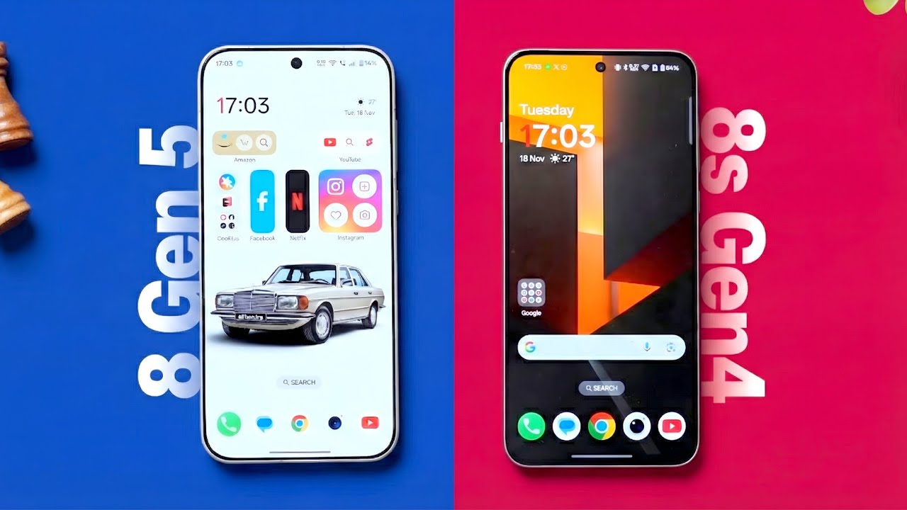 Snapdragon 8 Gen 5 против Snapdragon 8s Gen 4 | Полное сравнение и тест Antutu