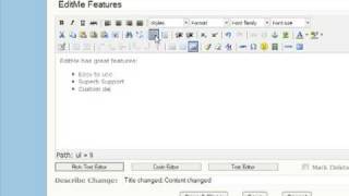 Basic Content Management with EditMe