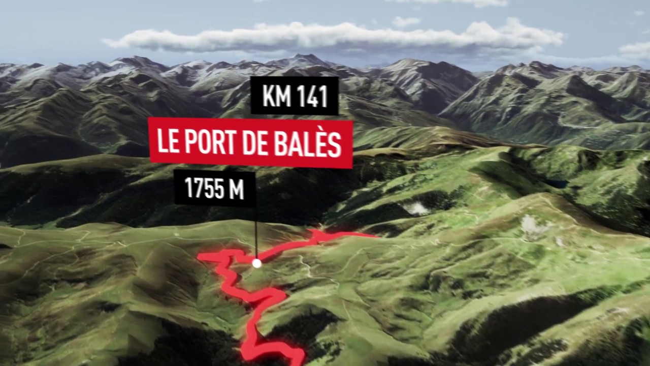 A ProCyclingMaps animated video sample | Exemple de vidéo 3D satellite ProCyclingMaps