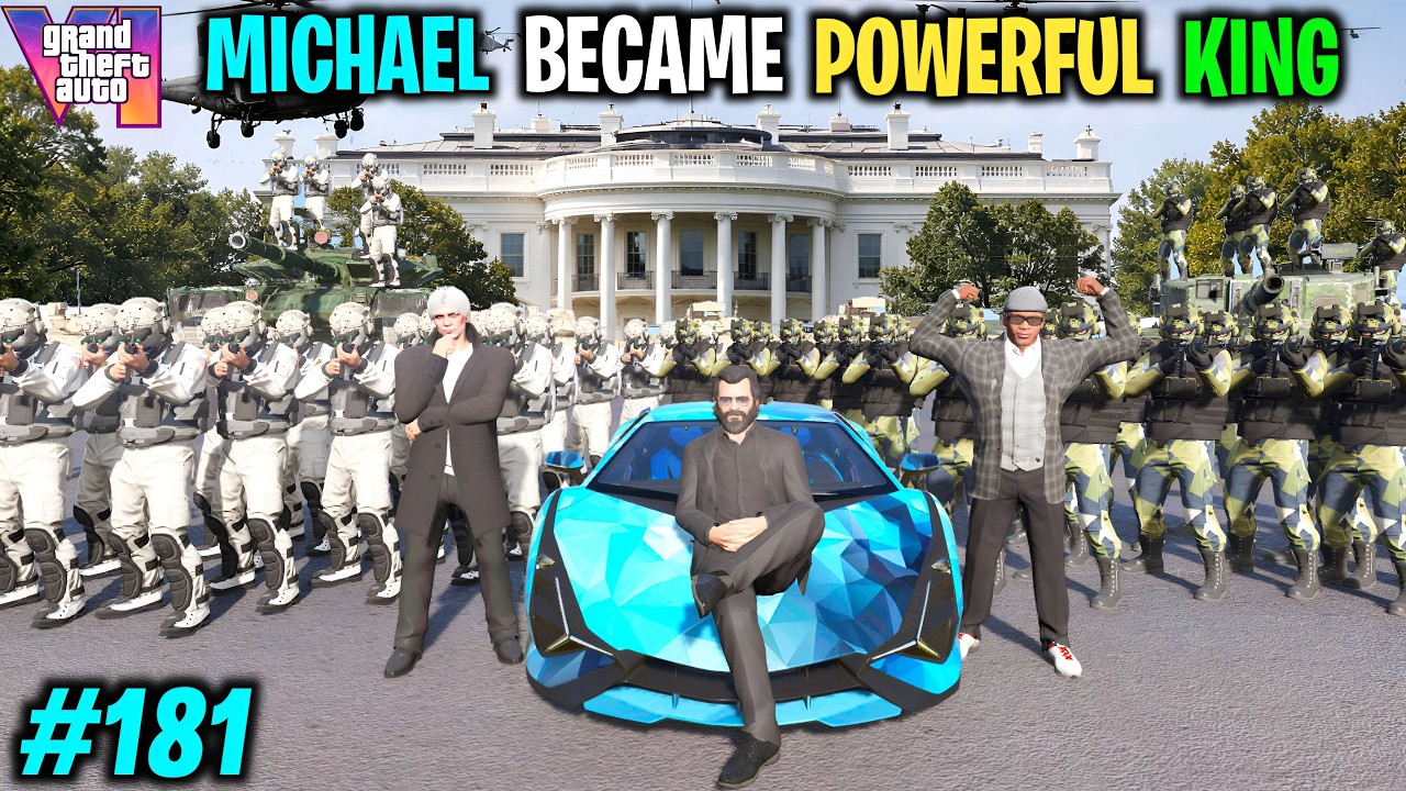MICHAEL BECAME MOST POWERFUL KING OF LOS SANTOS| GTA V GAMEPLAY 