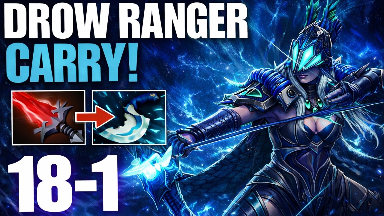 We Were Losing… Drow Ranger Brought It Back | 7.40c Turbo
