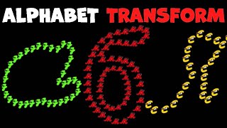 Russian Alphabet Lore Snakes Transform Lowercase Letters A-Я