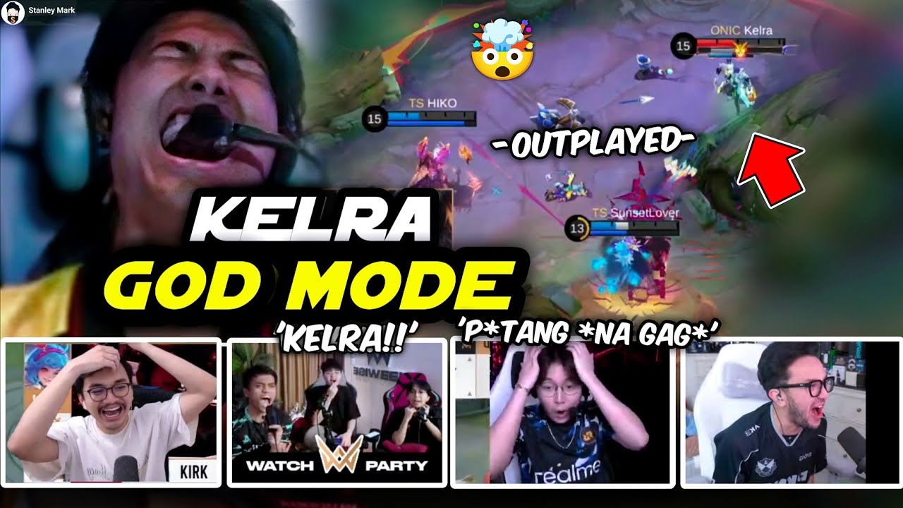 Streamers BOWED DOWN to Kelra after he CARRIED Onic PH in their Crucial Match against Team Spirit!