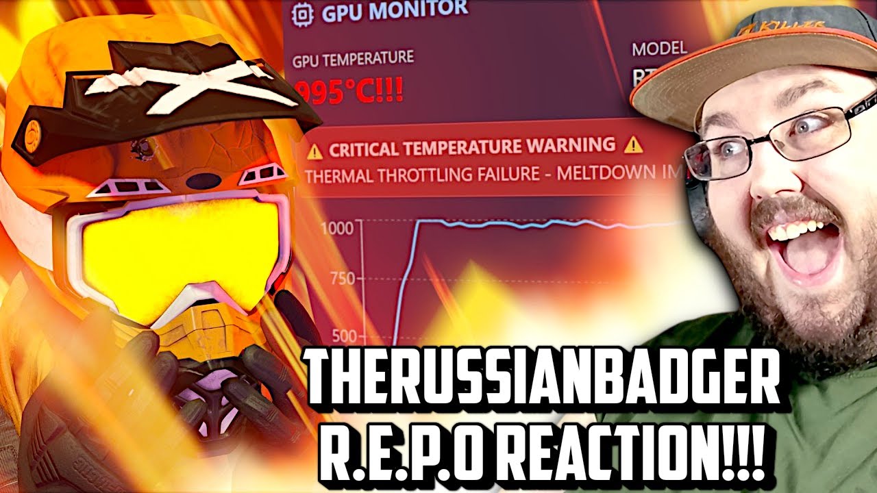 Watching TheRussianBadger - melting my gpu by trying to render god in friendslop REACTION!!!
