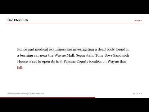 Tony Boys Sandwich House Opens Sixth Location In Wayne This Fall