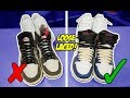 HOW TO LACE JORDAN 1's & AIR FORCE 1's LOOSELY!