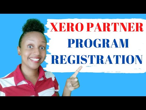 How to register for Xero Partner Program