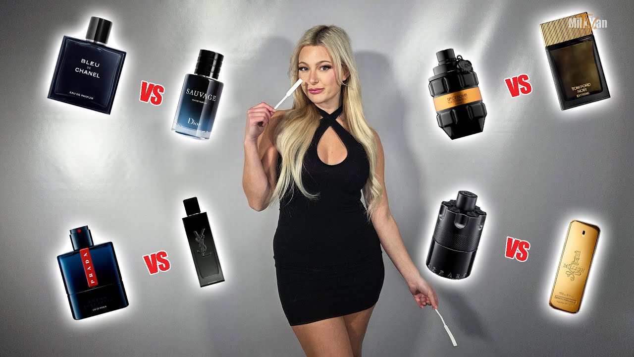 Woman Reacts 8 Popular Men's Fragrances | Blind Battle (Bleu de Chanel, Sauvage, 1 Million & More)