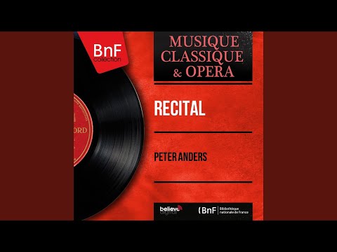 Peter Anders - Strauss, Richard : Der Rosenkavalier : Act 1 "Di rigori armato" [Der Sänger]