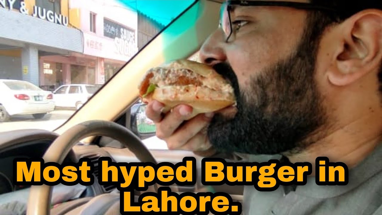 Most Hyped Burger in Lahore Johnny & Jugnu Burger Fried BurgerWrap