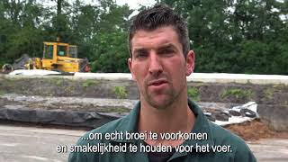Kuil afvlakken bij melkveehouder Dolstra door Agrifirm